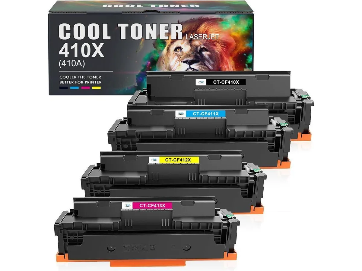 V4ink V4ink CF410X 4-pack toner cartridge black cyan yellow magenta high yield — product photo
