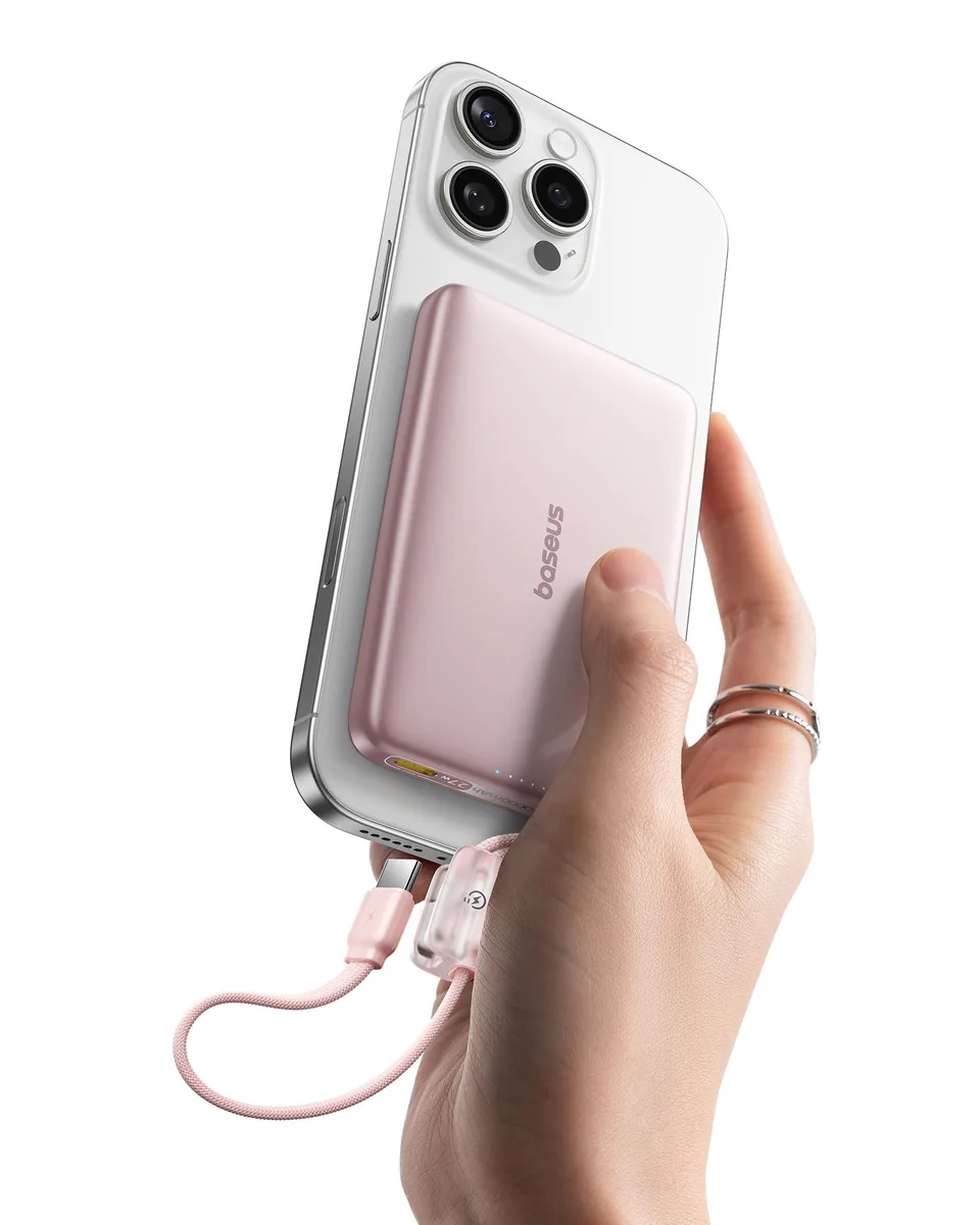Baseus PPKPC-1027G 10000mAh power bank 0.5in 27W Qi2 — product photo