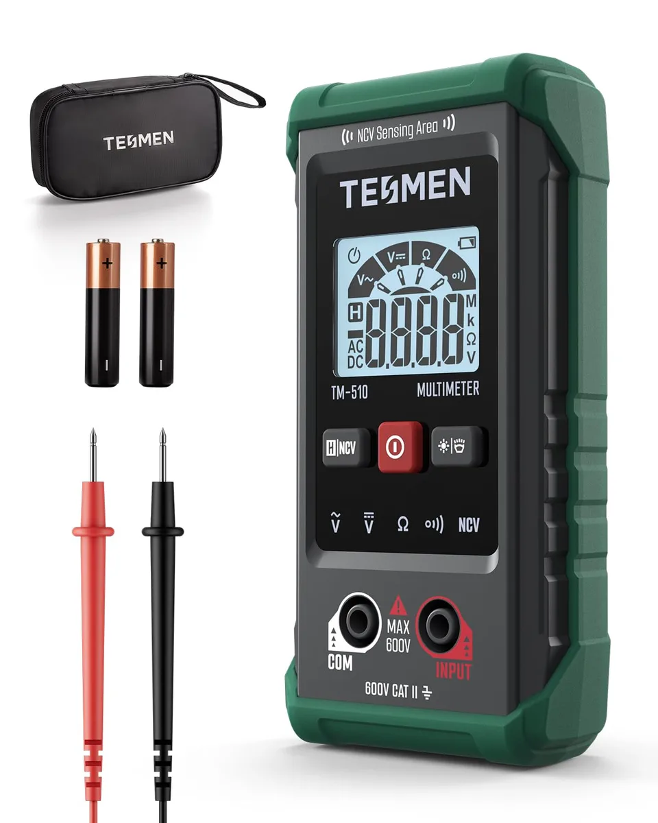KEHIPI KEHIPI TM-510 Digital Multimeter 4000 Counts Green — product photo