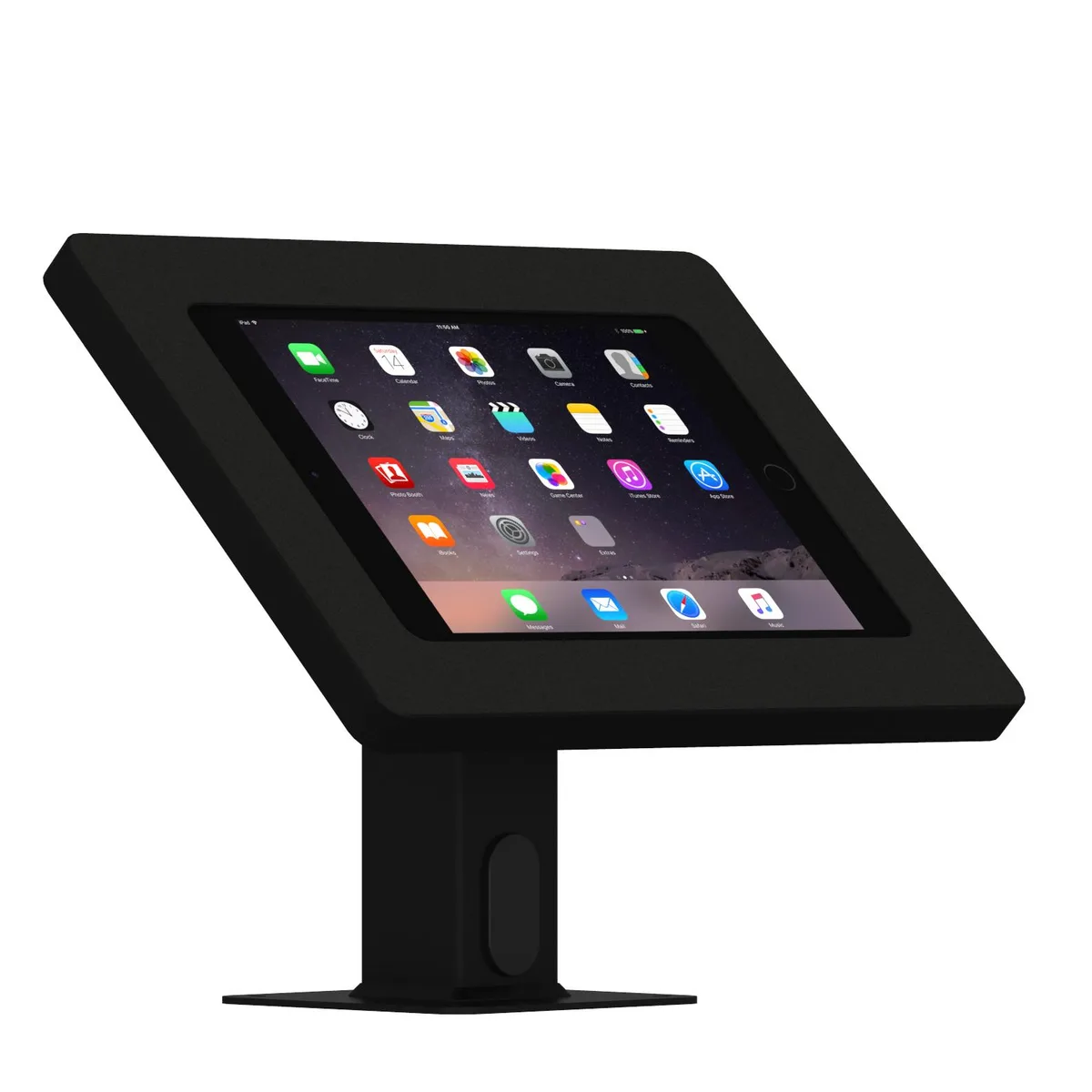 Vidabox Vidabox VidaMount Black Enclosure with Rotating Tilting Desk Table Mount iPad Mini 1 2 3 — product photo