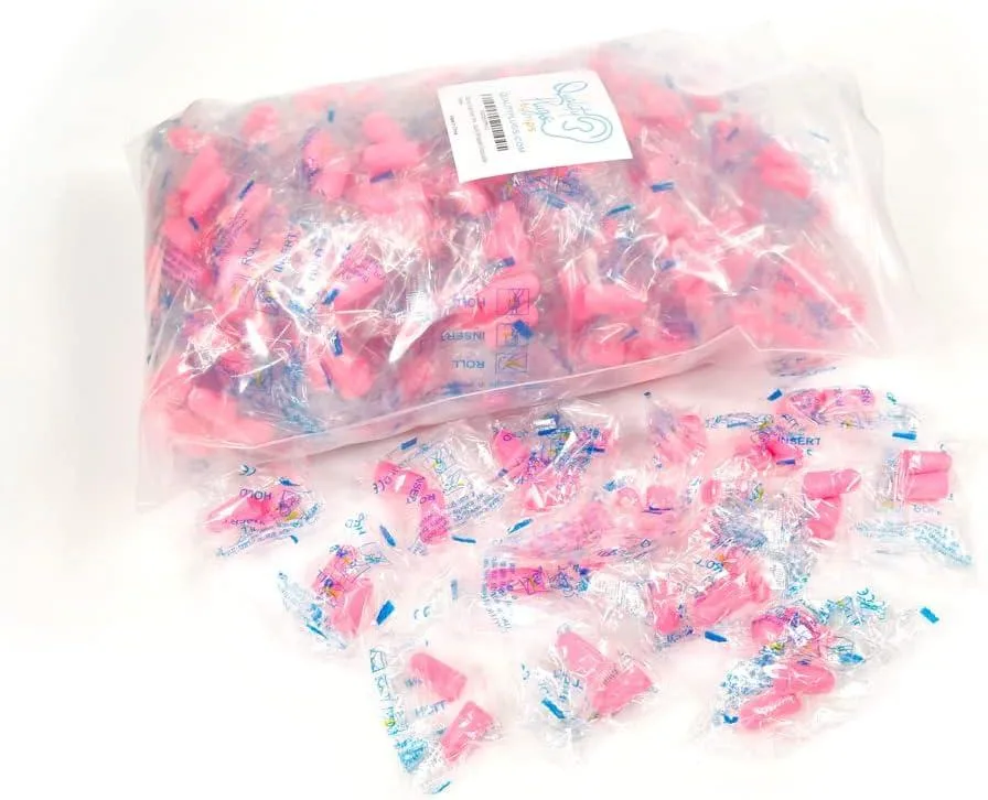 Quality Plugs by Rips Quality Plugs by Rips Small Foam Ear Plugs 30dB 200 Pairs Pink — product photo