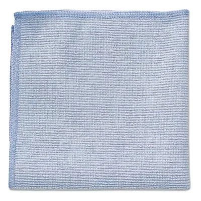 Rubbermaid Commercial Rubbermaid Commercial RCP1820579 Microfiber Cleaning Cloths 12x12 Blue 24/Pack — product photo