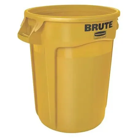 Rubbermaid Rubbermaid FG262000YEL Brute 20 gal Yellow Round Utility Container — product photo