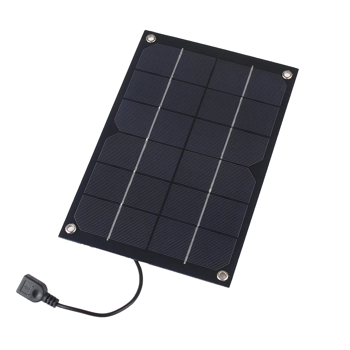 crystalsolar crystalsolar 6W 5V 1.2A Portable Solar Panel USB Power Bank Charger — product photo