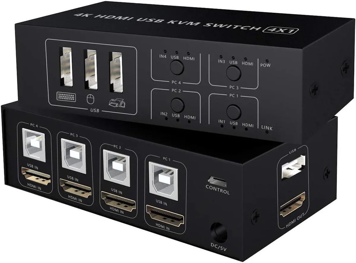 Vszerda Vszerda 4-Port HDMI KVM Switch 4K 60Hz — product photo