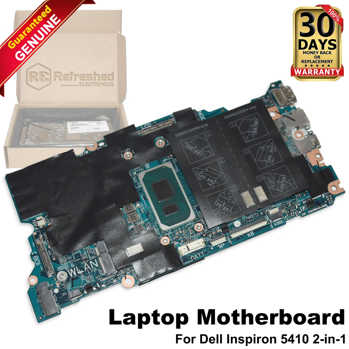 DELL DELL Inspiron 5410 2-in-1 Motherboard i3-1125G4 2.0GHz 9086W laptop replacement part — product photo