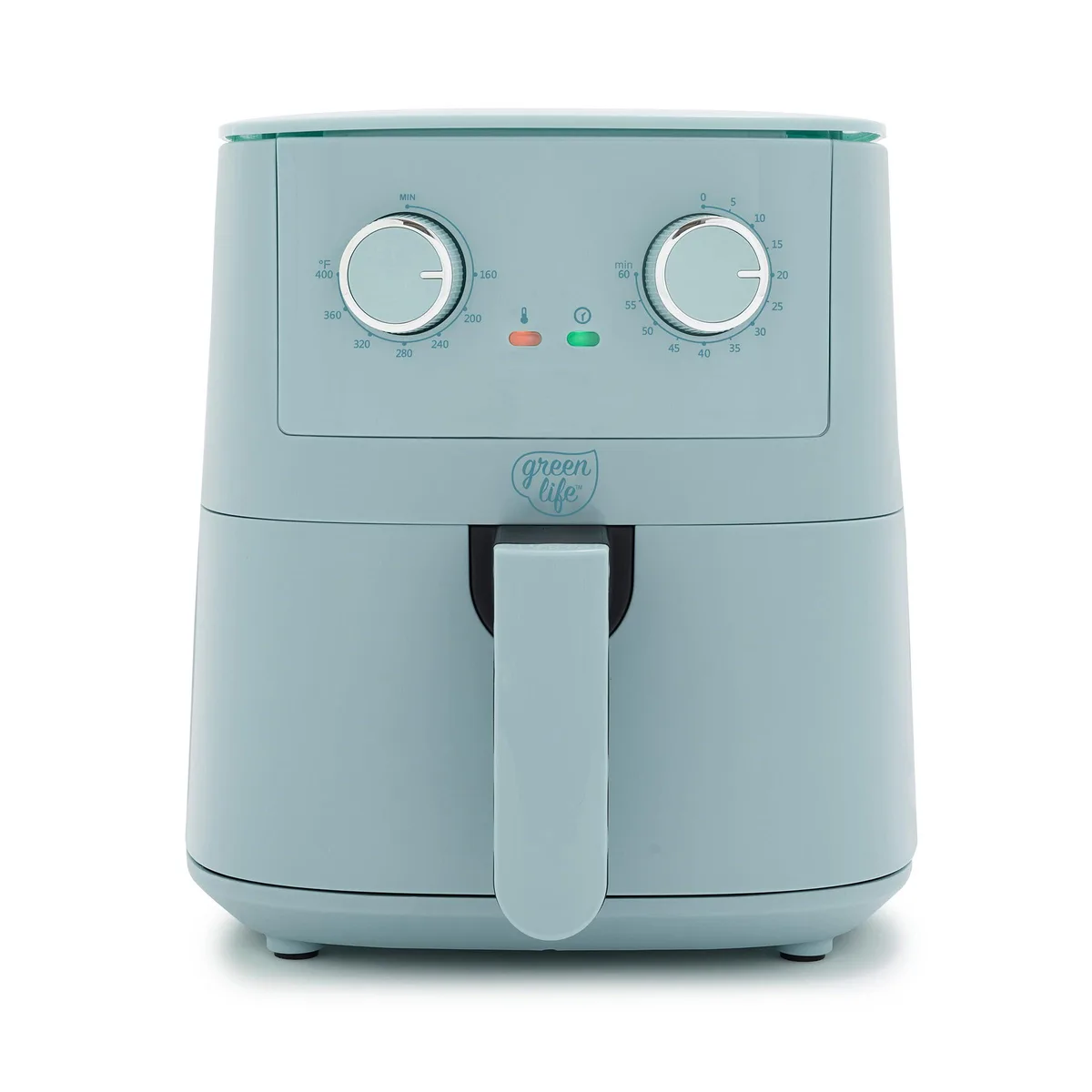  NutriChef Mechanical Air Fryer 4.5QT Blue Haze — product photo