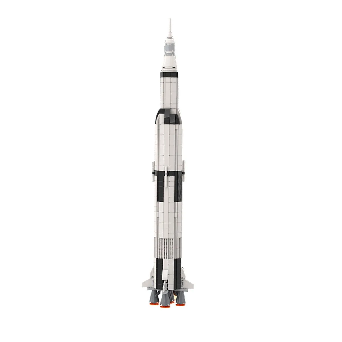 ZITIANYOUBUILD ZITIANYOUBUILD MOC-65002 Saturn V 1:220 Scale 555 Pieces Educational Building Set — product photo