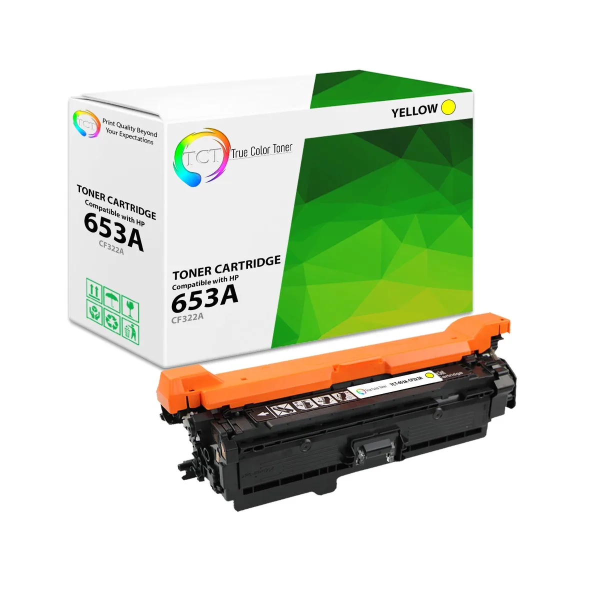 True Color Toner True Color Toner CF322A Yellow Toner Cartridge 16500 Pages — product photo