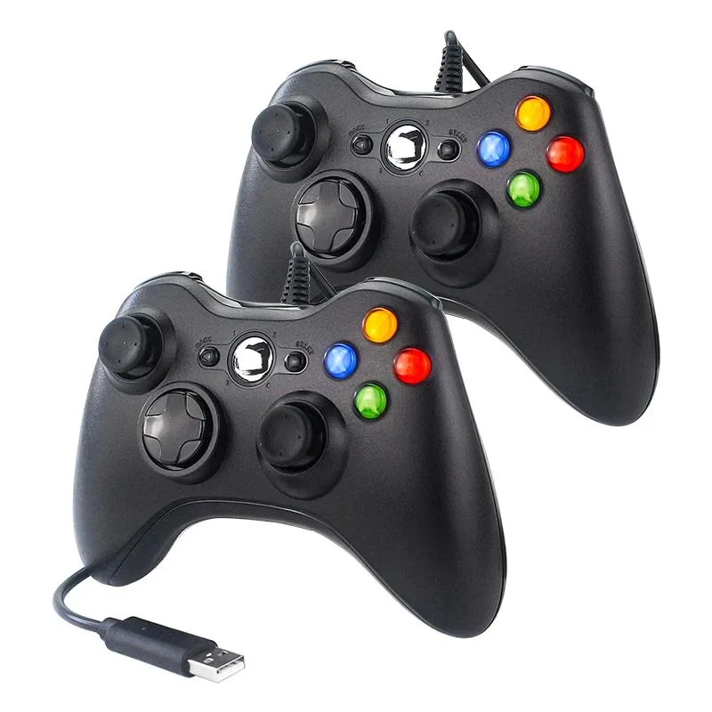Defendwe Defendwe Wired Gamepad Vibration Game Controller 170 cm Cable 250g Black — product photo