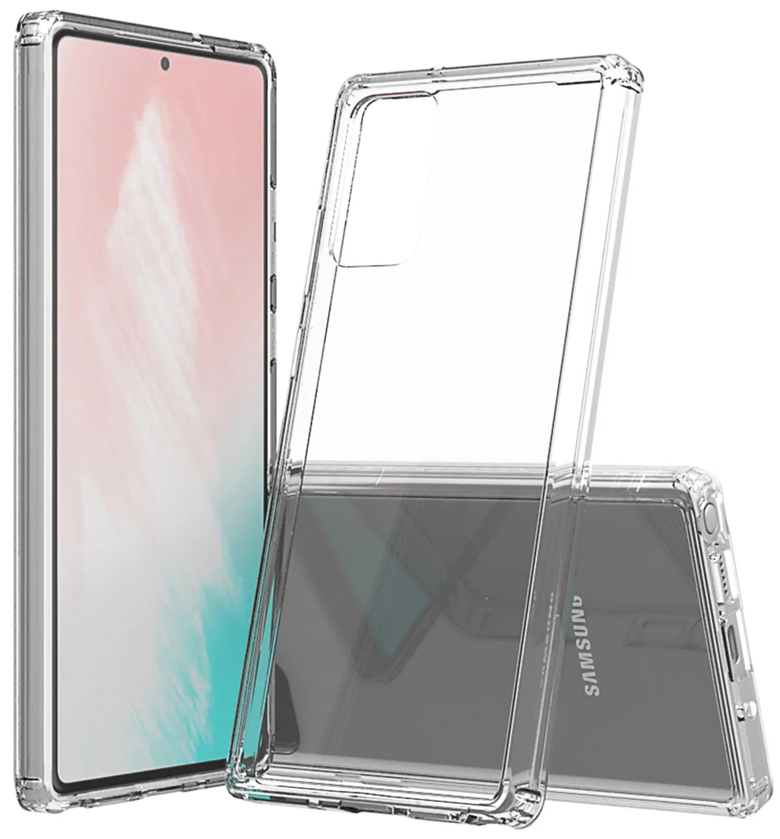 Nakedcellphone Nakedcellphone AquaFlex Clear Hybrid Case for Samsung Galaxy Note 20 — product photo