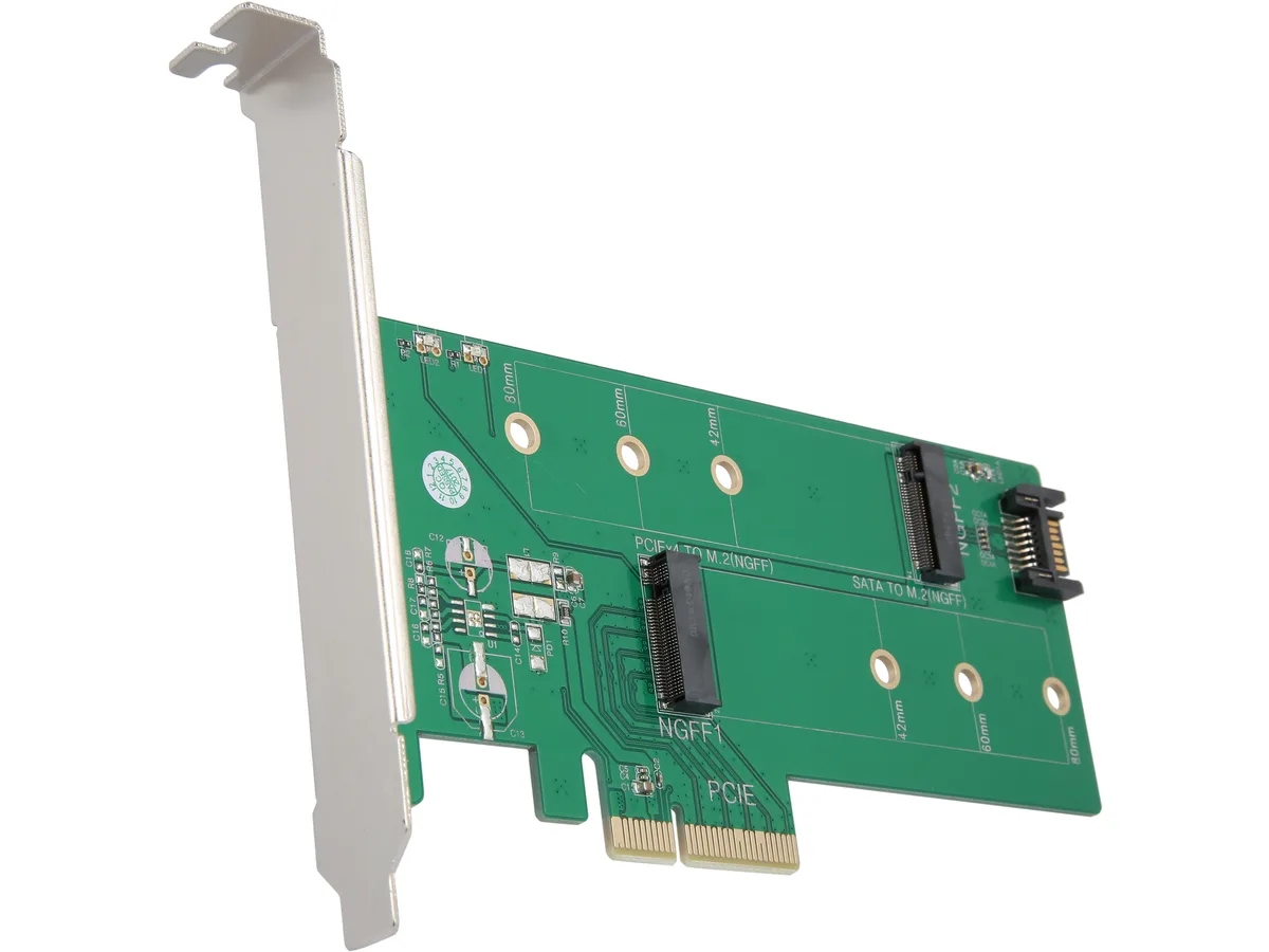 Vantec Vantec UGT-M2PC200 dual M.2 expansion card — product photo