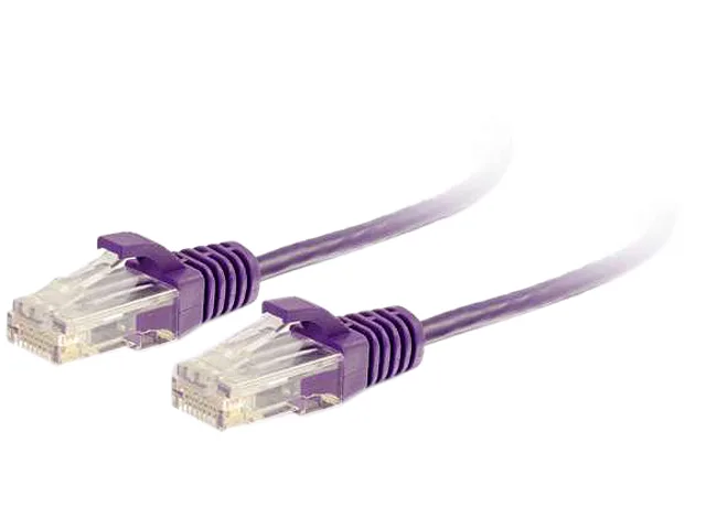 Cables To Go Cables To Go 01180 Cat6 network ethernet cable 1 ft purple — product photo