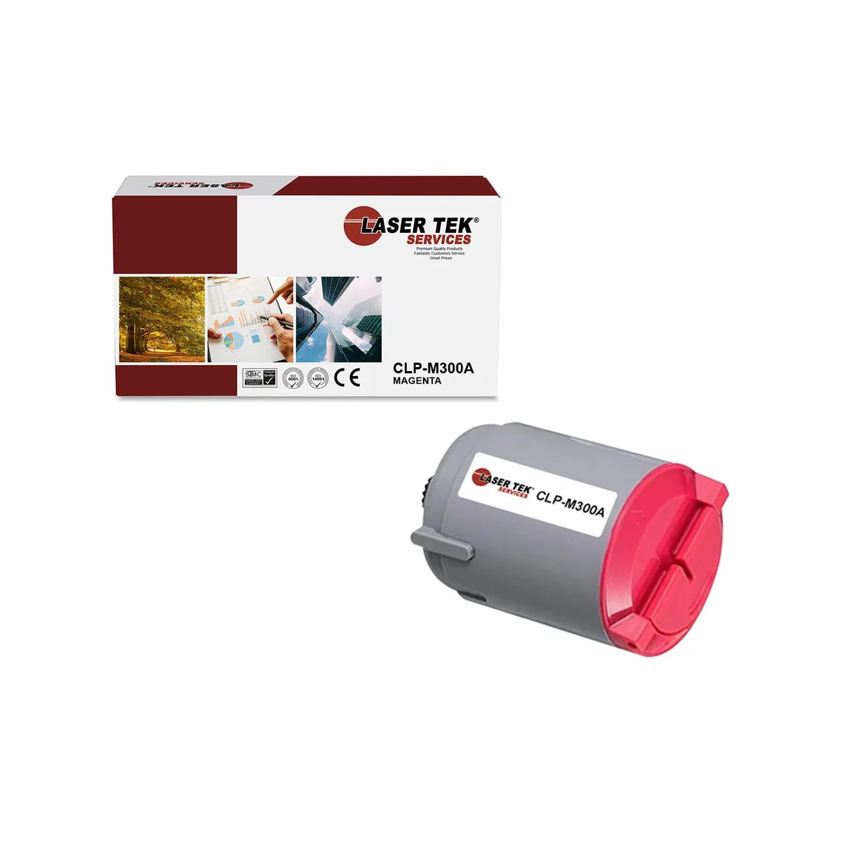 Laser Tek Services Laser Tek Services CLP300 Magenta Toner Cartridge for CLP-M300A — product photo