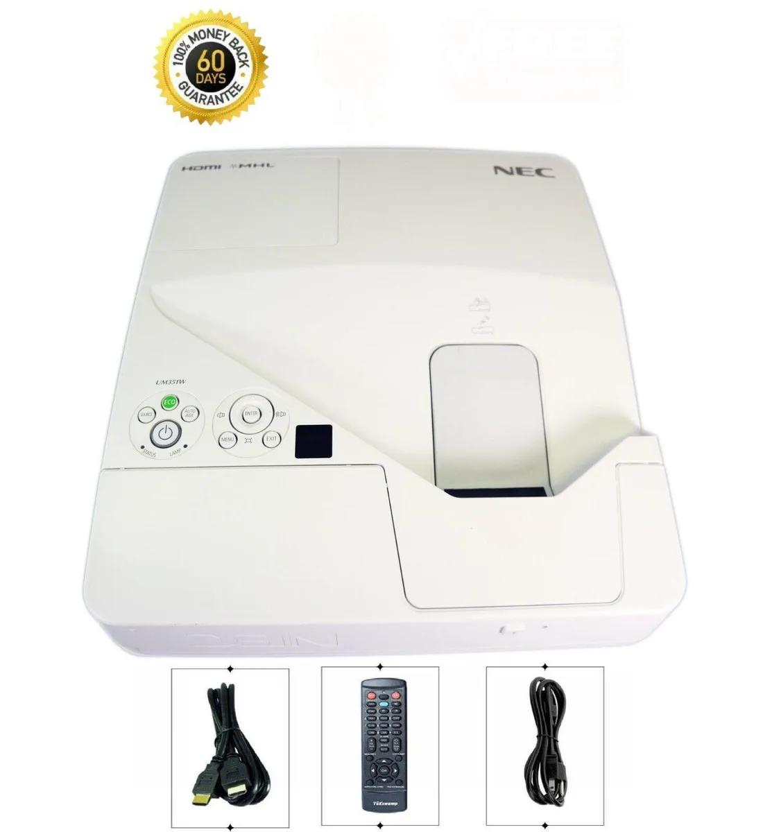 NEC NEC UM351W business projector 3500 lumens WXGA ultra-short throw — product photo