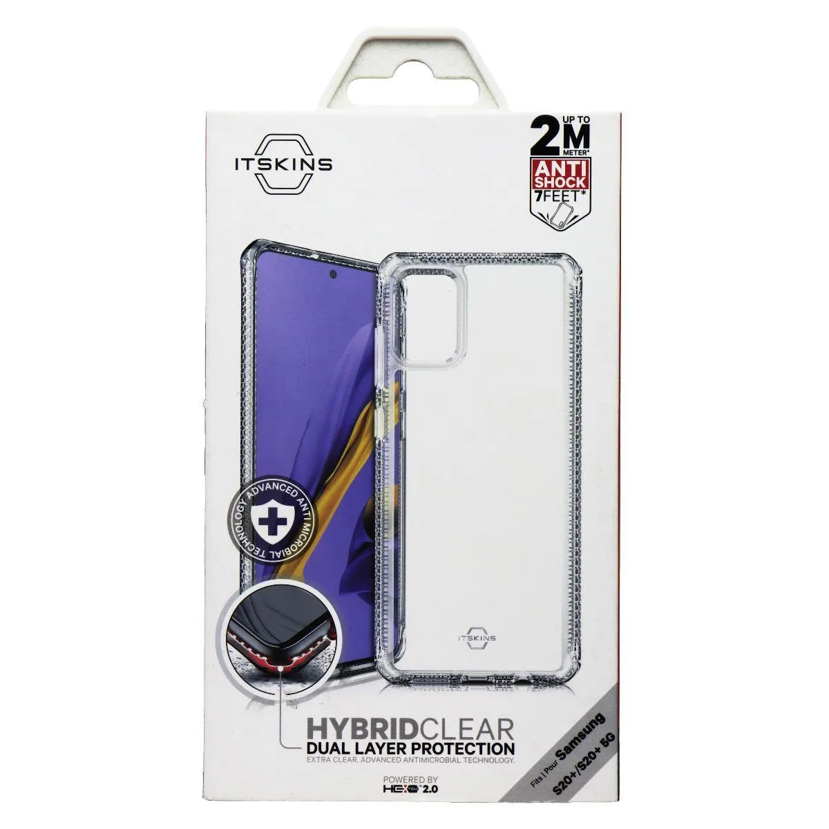 ITSKINS ITSKINS Hybrid Clear Case for Samsung Galaxy S20+ 5G Transparent — product photo
