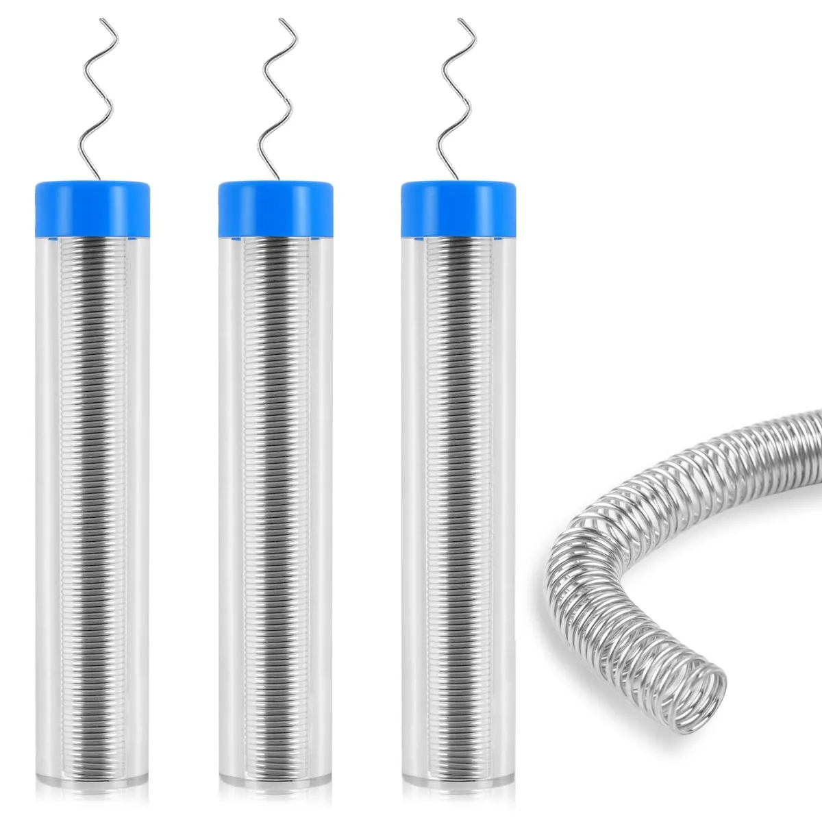  60/40 Solder Wire 4 PCS Rosin Core 0.8mm 12g 1mm 15g — product photo