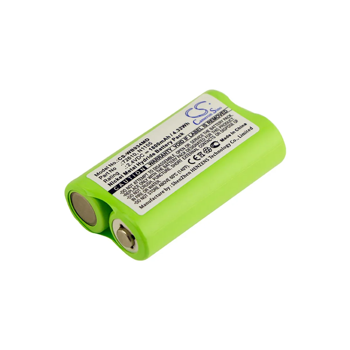 Cameron &amp; Co Cameron &amp; Co DS-CS-WB934MD 1.8 Ah Ni-MH video accessory — product photo