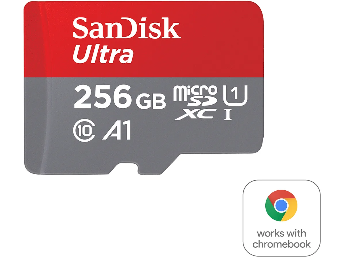 SanDisk SanDisk Ultra microSDXC 256GB A1 U1 Class 10 120MB/s memory card SDSQUA4-256G-GN6FA — product photo