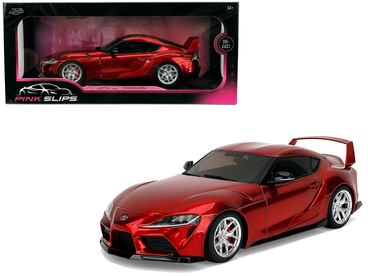 Jada Jada 36468 1:18 Toyota Supra MK5 Diecast Car Candy Red hobby collectible — product photo