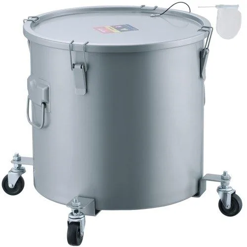 VEVOR VEVOR 16 Gal Fryer Grease Bucket Gray — product photo