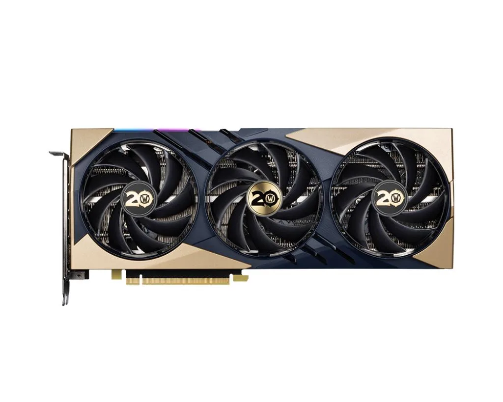 MSI MSI GeForce RTX 4070 SUPER 12G Gaming Slim World of Warcraft Edition graphics card — product photo