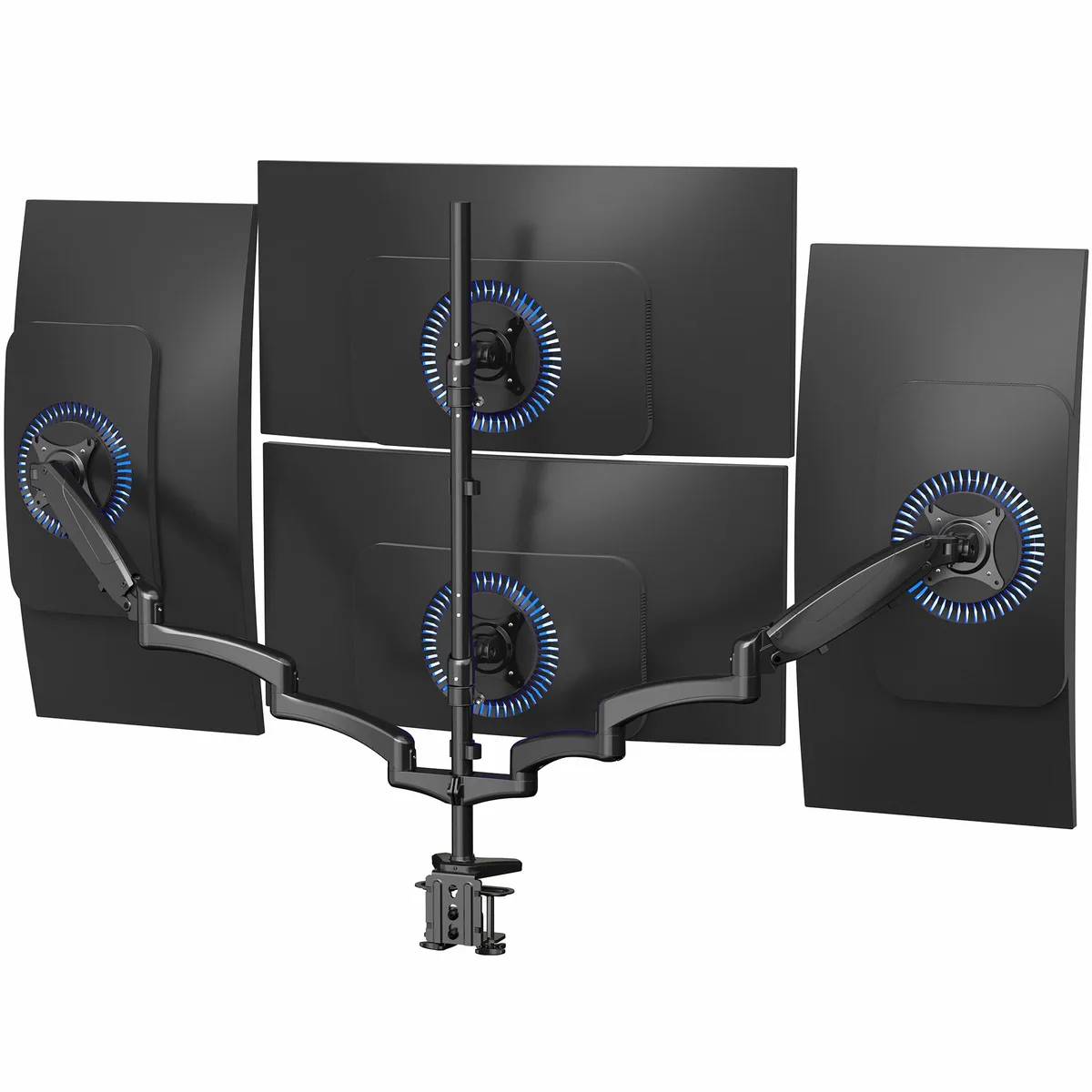 VIVO VIVO Quad Monitor Mount 2 Pneumatic + 2 Fixed 32 — product photo