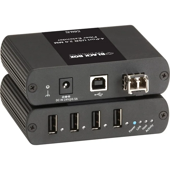 Black Box Corporation Black Box Corporation IC404A-R2 USB 2.0 Extender 4 Port MM 500m 1600ft — product photo