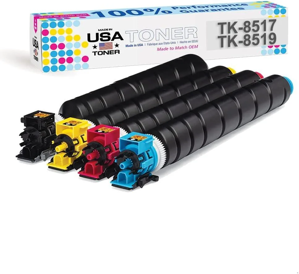 MADE IN USA TONER MADE IN USA TONER Compatible Kit for Kyocera TK-8517 / Copystar TK-8519 (CMYK, 4 cartridges) — product photo