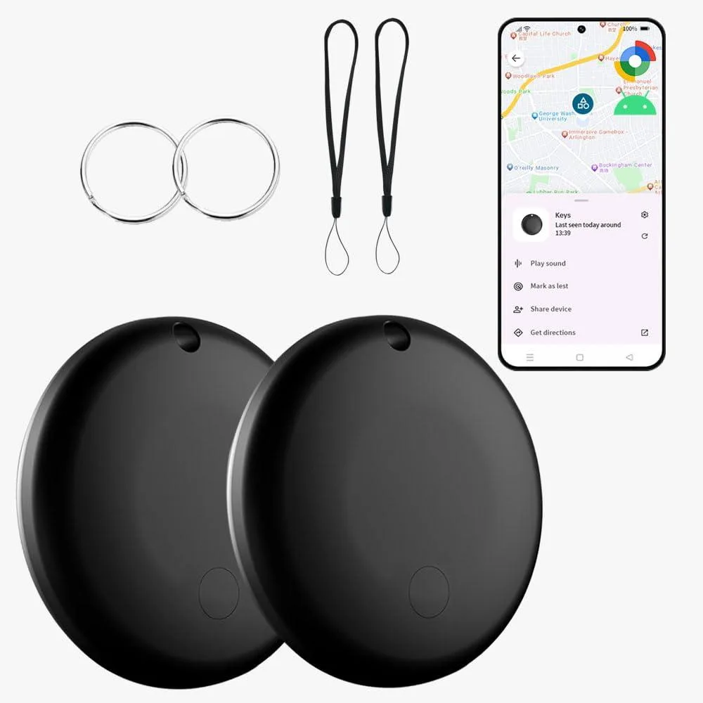  Airwheel Bluetooth Tracker 2-Pack White IP67 365-day CR2032 — product photo