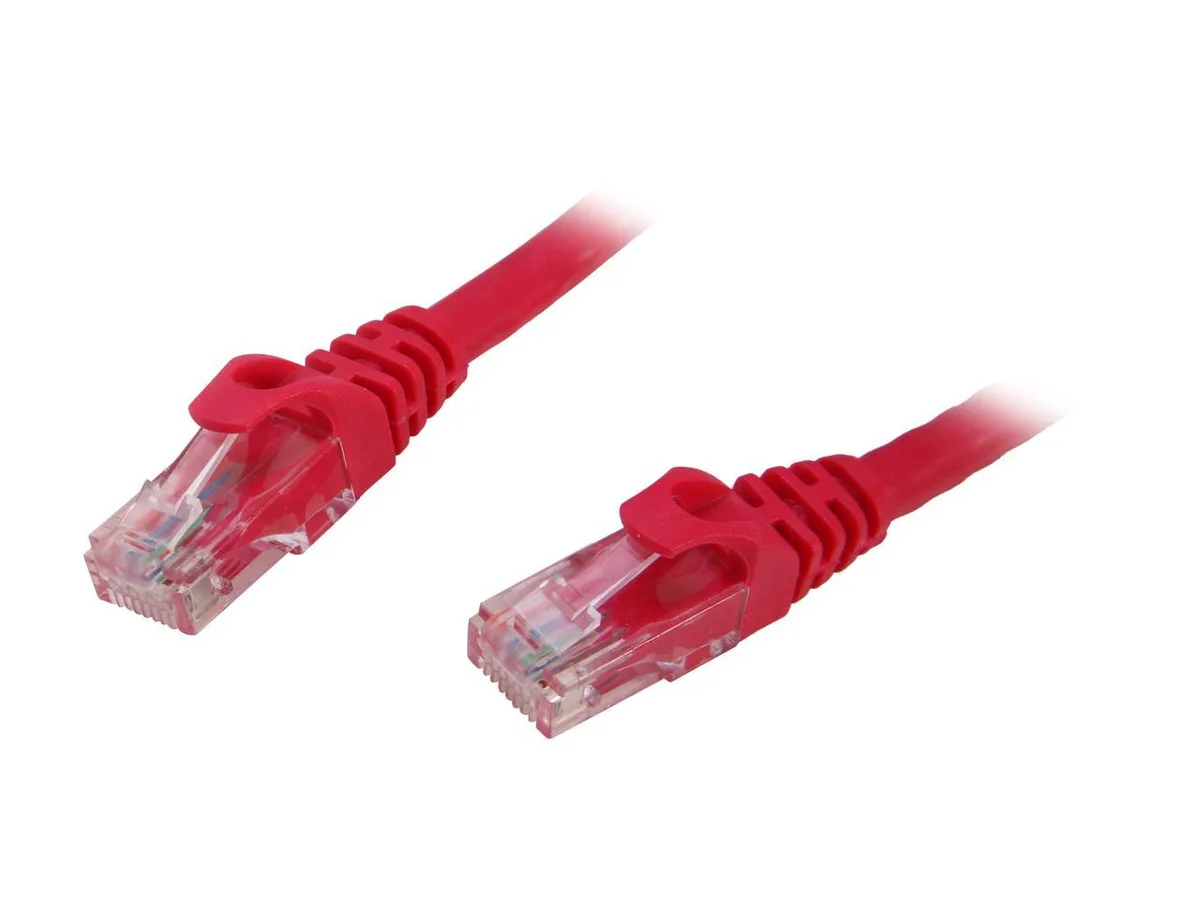 sakose sakose C6EB-15R 15 ft Cat 6 Red Enhanced 550 MHz network ethernet cable — product photo