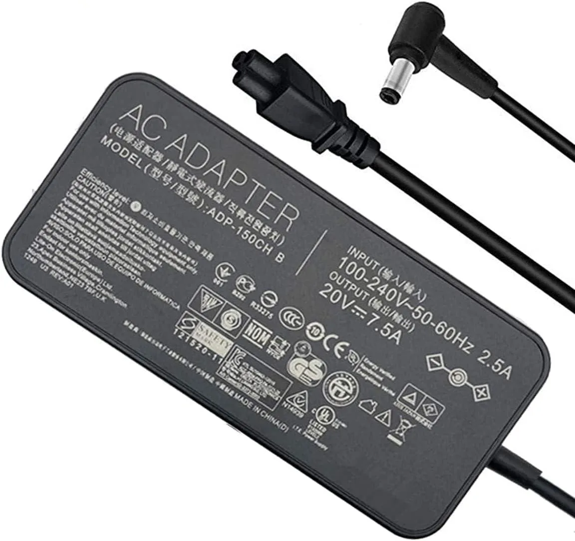 NShi NShi 150W 20V 7.5A 6.0x3.7mm laptop replacement part — product photo
