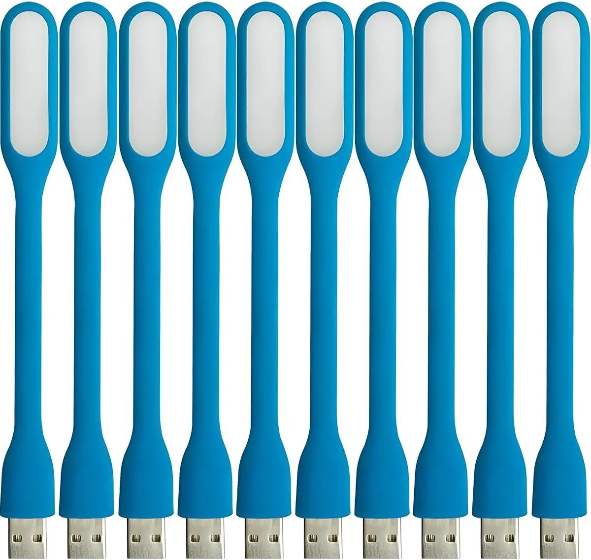 KEHIPI KEHIPI USB LED Desk Lamp 10-Pack Blue — product photo