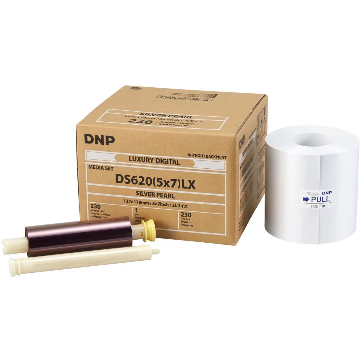 DNP IMS America Corporation DNP IMS America Corporation DS620A Silver Pearl 5x7" 230 prints — product photo