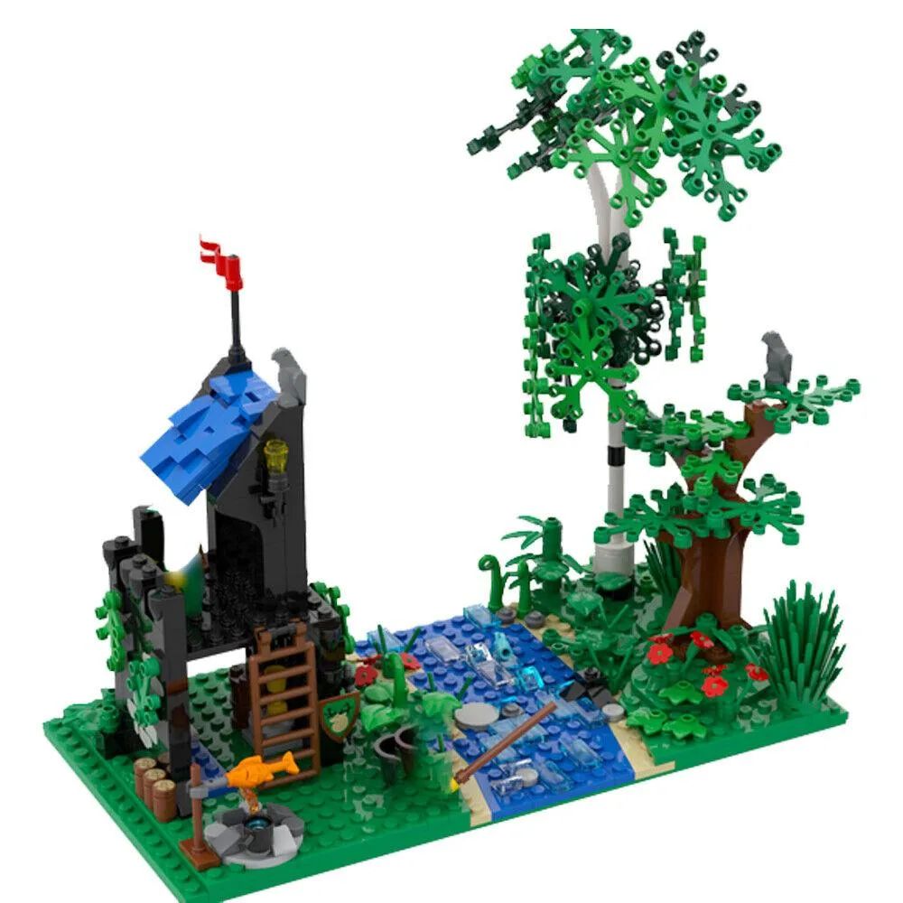 ZITIANYOUBUILD ZITIANYOUBUILD MOC-65577 Forestmen River Camp House 417 Parts Building Set — product photo