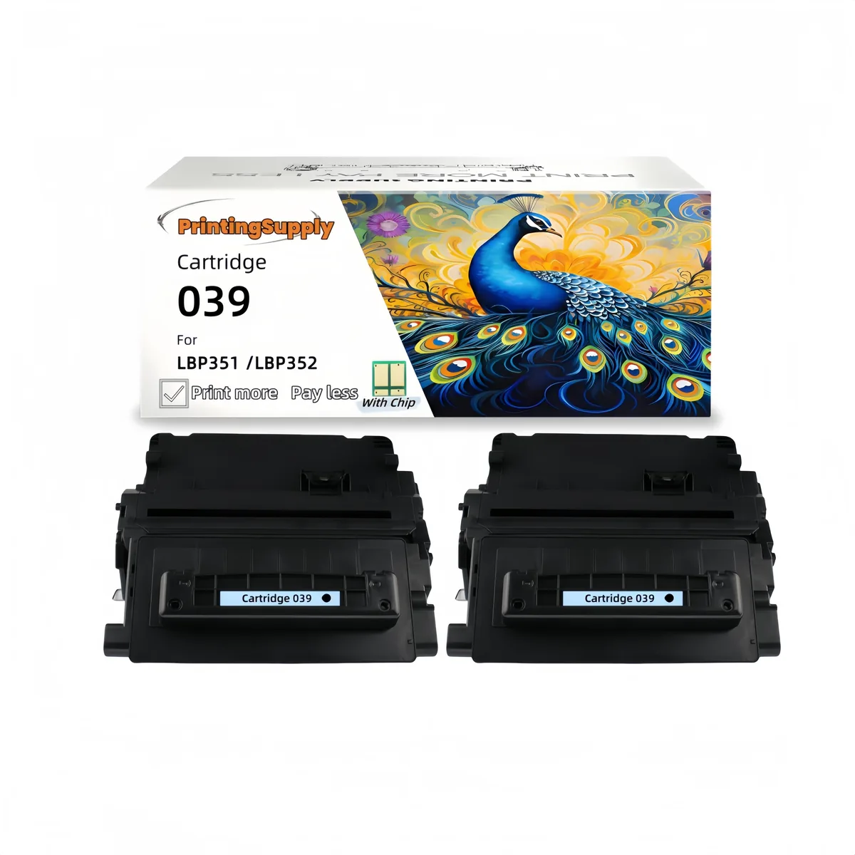 Aster Graphics Inc Aster Graphics Inc 039 Black Toner Cartridge 2 Pack 11000 Pages — product photo