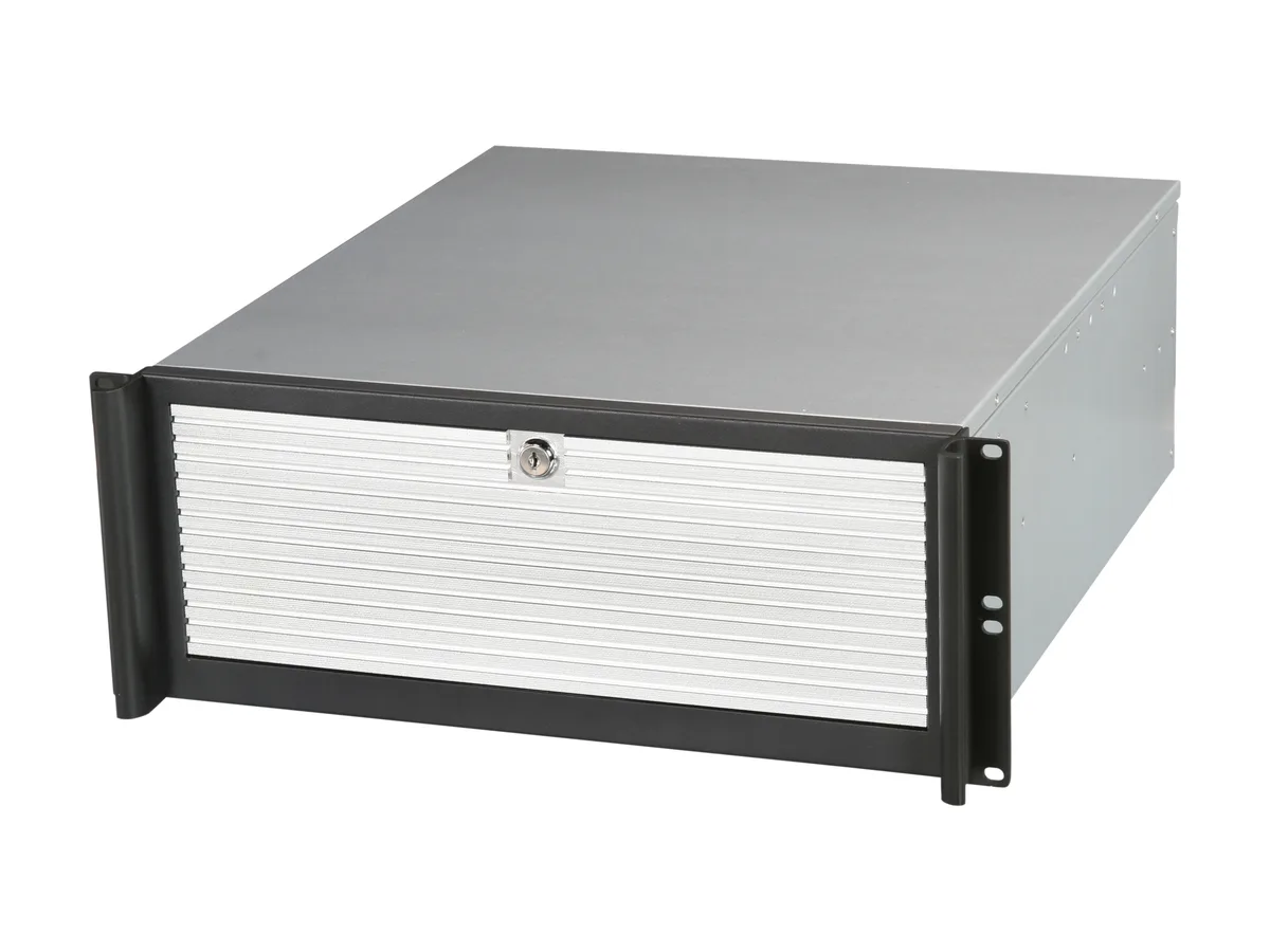 iStarUSA Inc. iStarUSA Inc. D416-B6SL-SL 4U rackmount server chassis 6×3.5″ hot-swap silver bezel — product photo