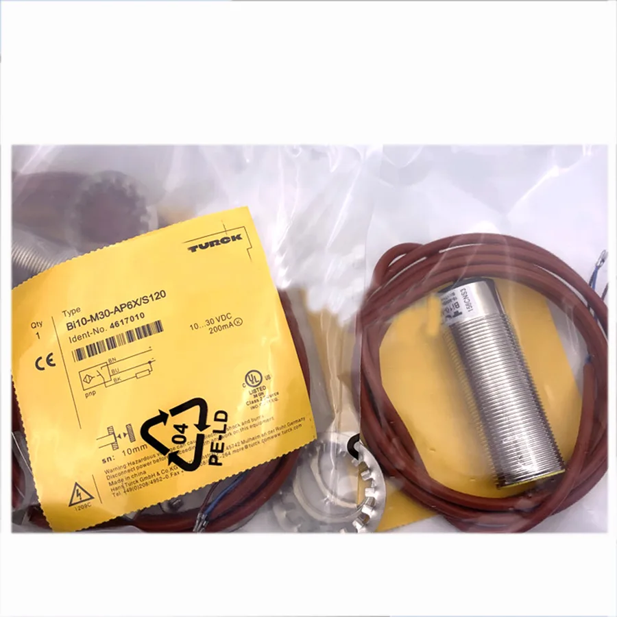 Turck Turck BI10-M30-AP6X/S120 Inductive Sensor PNP M30×1.5 10mm 120°C 1030VDC 248g — product photo
