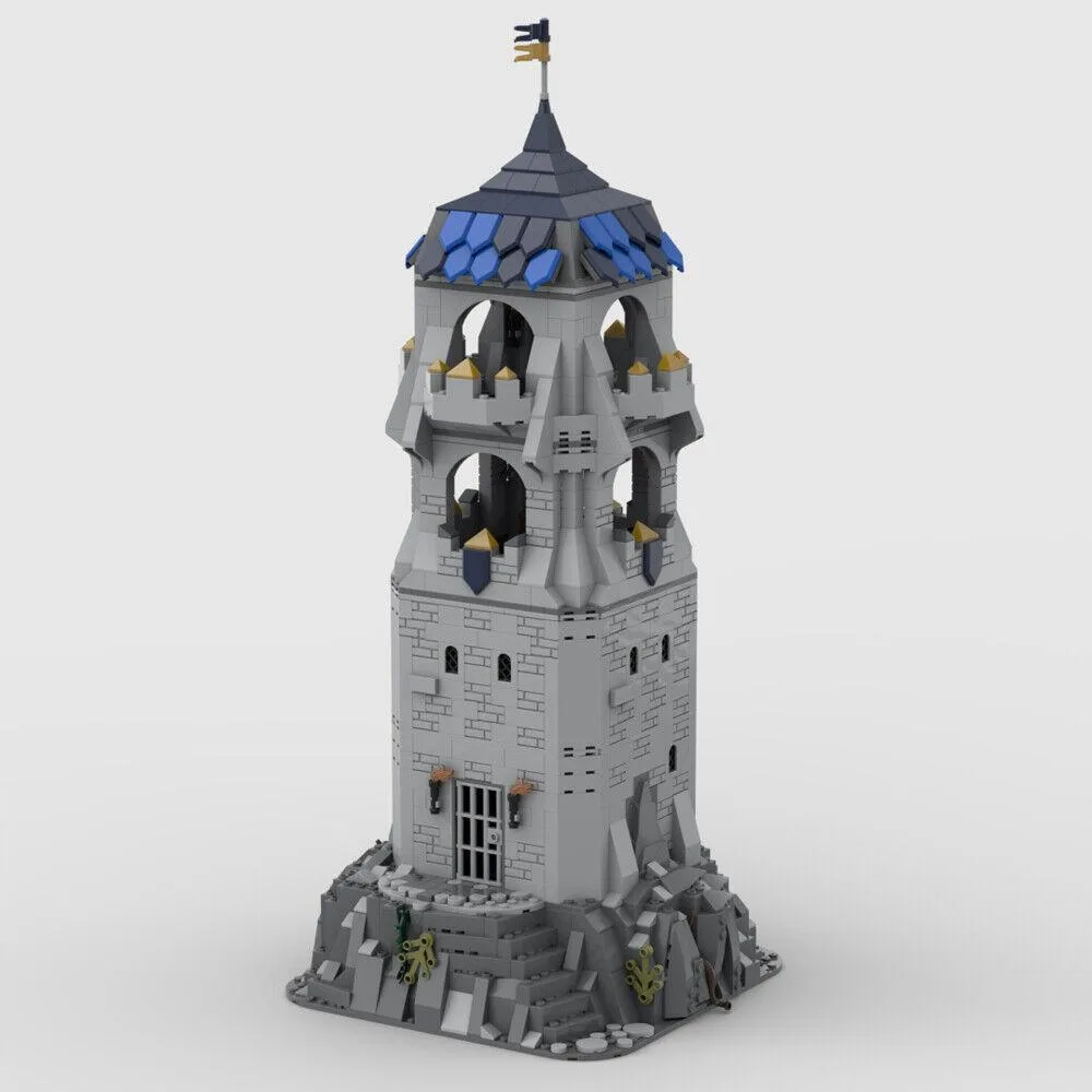 ZITIANYOUBUILD ZITIANYOUBUILD MOC-151395 Medieval Castle Watch Tower 1420 Parts — product photo