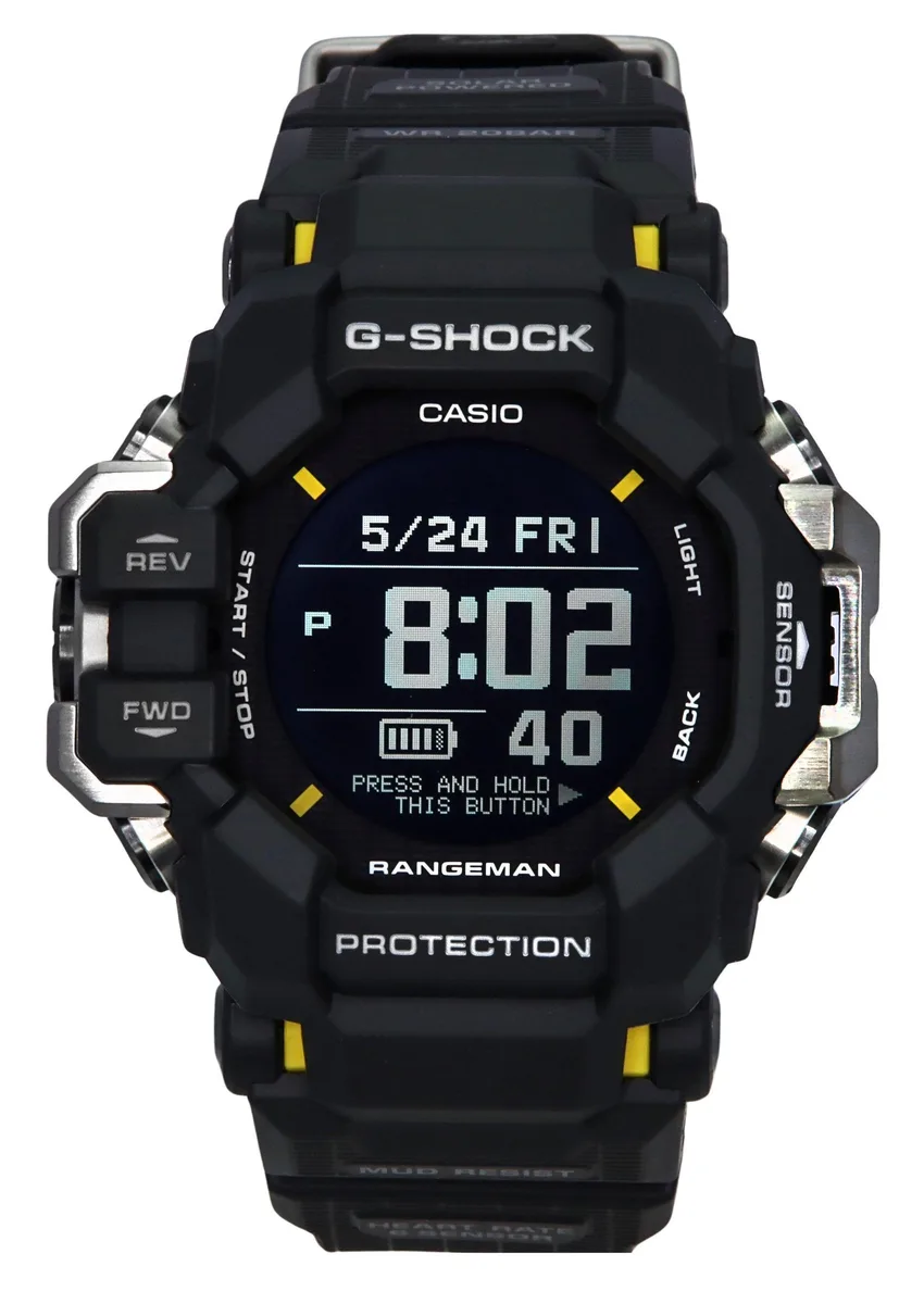 CASIO CASIO G-SHOCK Rangeman Master Of G-Land Solar GPRH1000-1 200M Watch — product photo