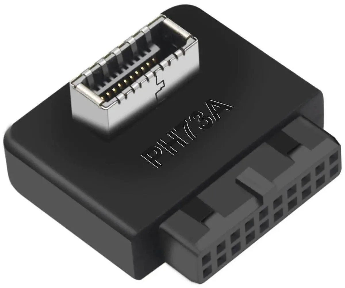 Vszerda Vszerda USB 3.2 Gen 1 to Gen 2 Header Adapter Black — product photo