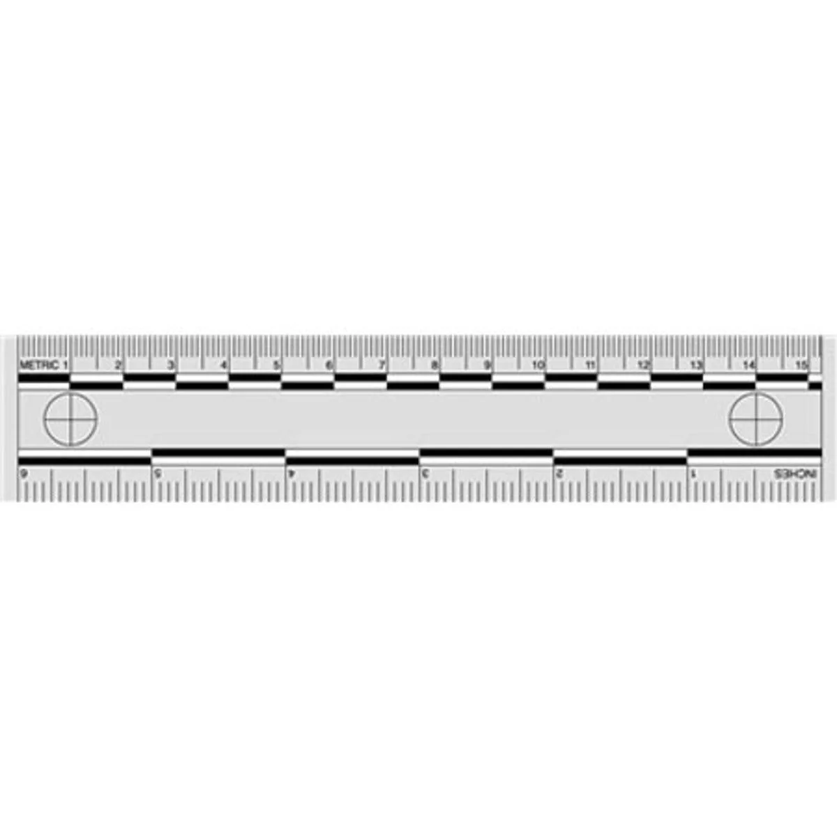 Sirchie Sirchie Photo Evidence Scales 6" Gray Black Printing Set of 10 PPS401 — product photo