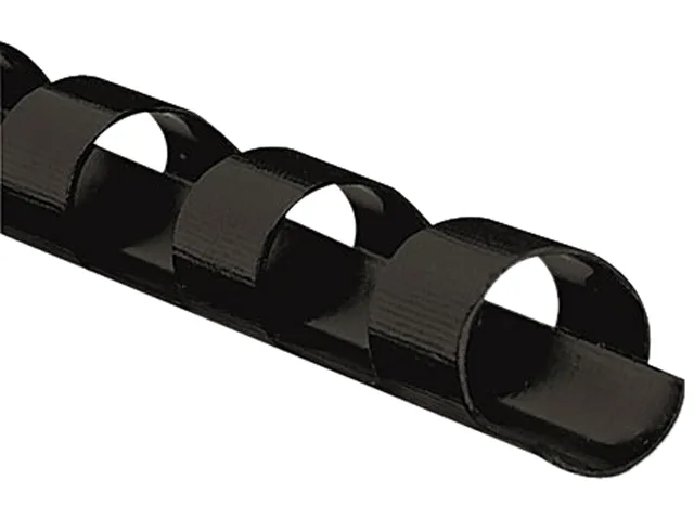 FELLOWES FELLOWES 52321 Plastic Comb Binding 5/16" 40 Sheet Black 25 Pack — product photo