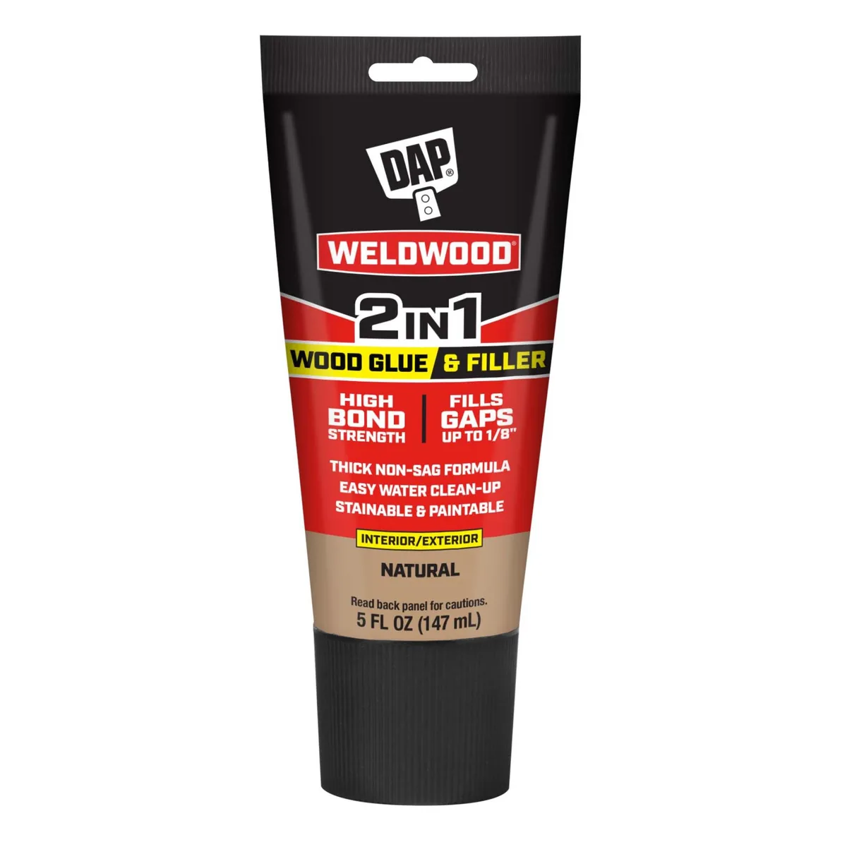 D.A.P. D.A.P. Weldwood 2 in 1 Wood Glue &amp; Filler 5 fl. oz. Natural — product photo
