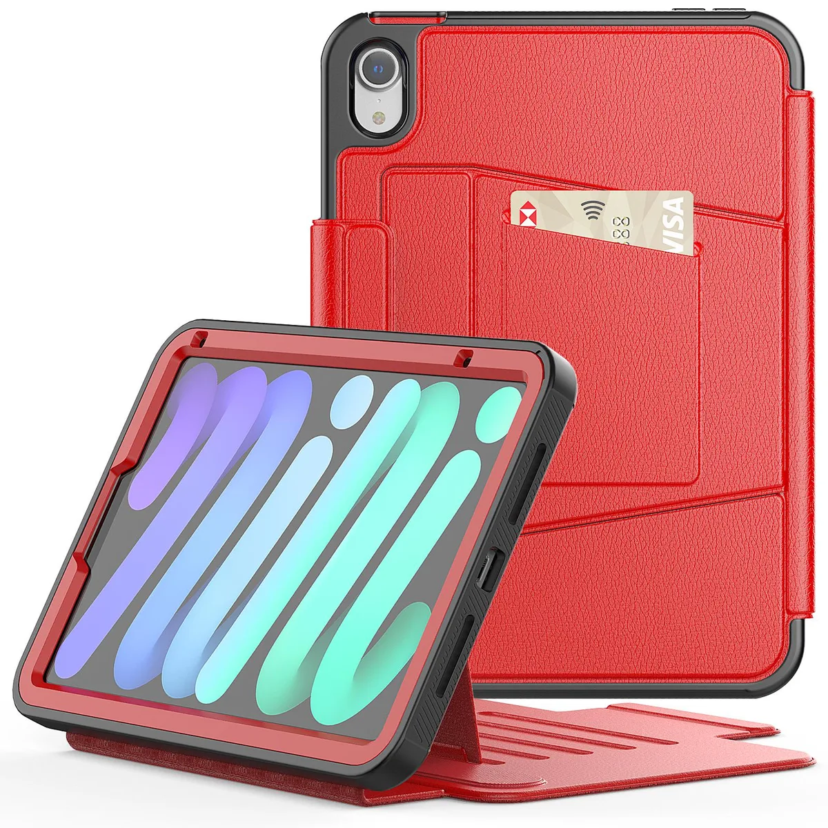 Werleo Werleo iPad Mini 6 8.3 2021 Case Red — product photo