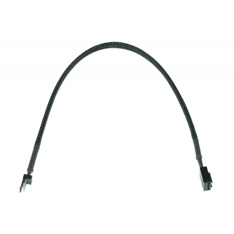Phobya Phobya 3-Pin to 4-Pin PWM Fan Cable 30cm Black 81121 — product photo