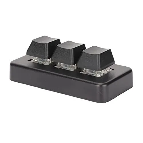  Redragon 3 Key Macro Keypad RGB USB Tactile Black — product photo
