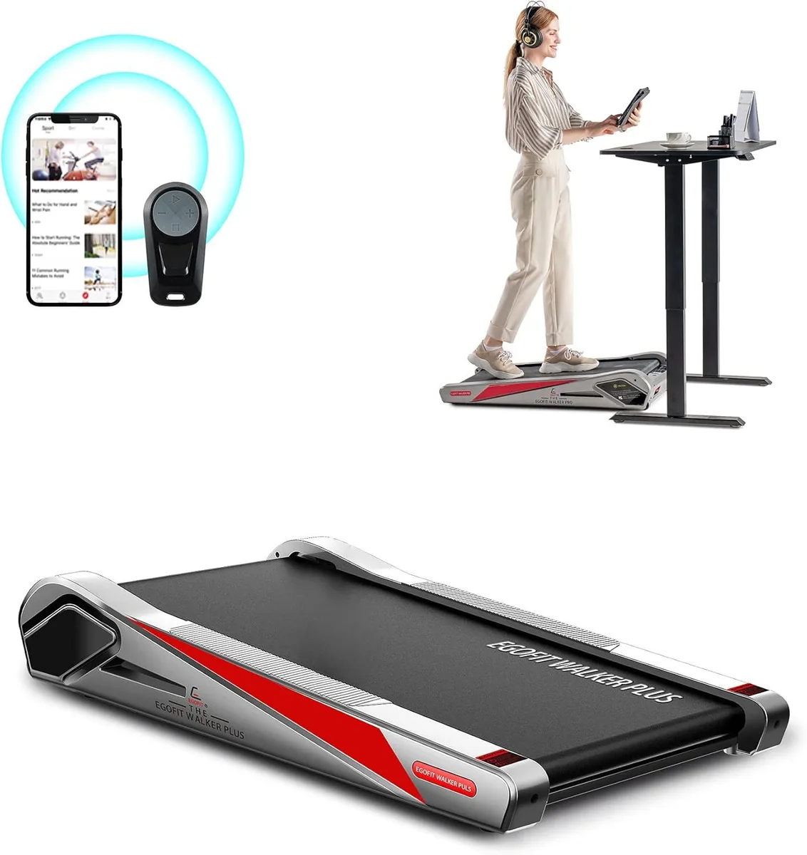 TAURKENAM TAURKENAM Egofit Walker Pro Under Desk Treadmill — product photo