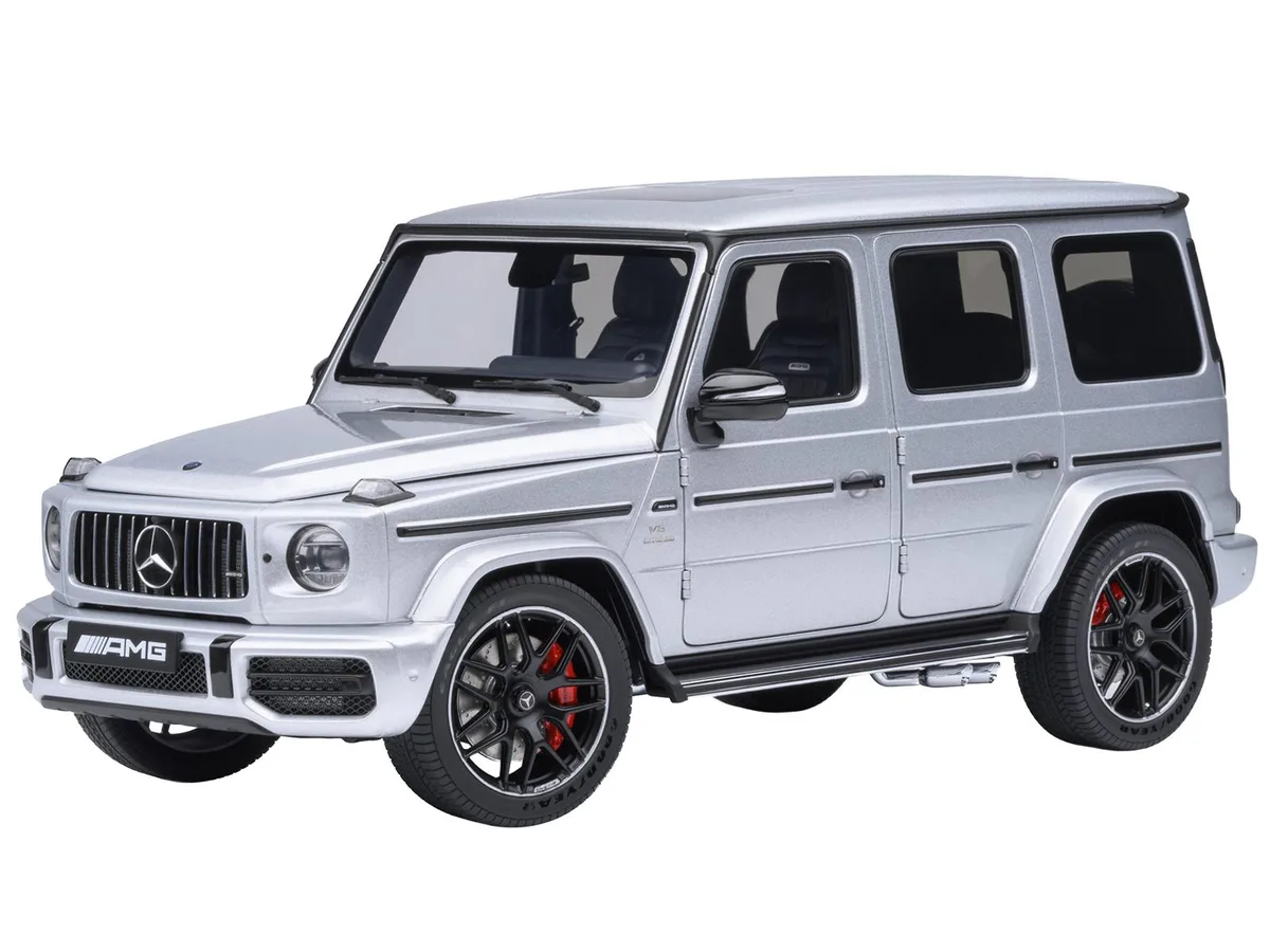Autoart Autoart 2019 Mercedes-Benz AMG G63 Iridium Silver Metallic 1/18 hobby collectible — product photo