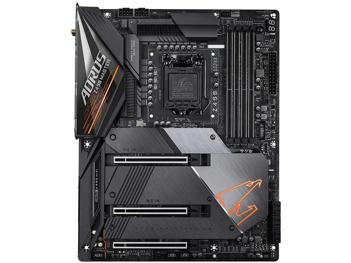 GIGABYTE GIGABYTE Z490 Aorus Master LGA 1200 DDR4 Intel motherboard — product photo